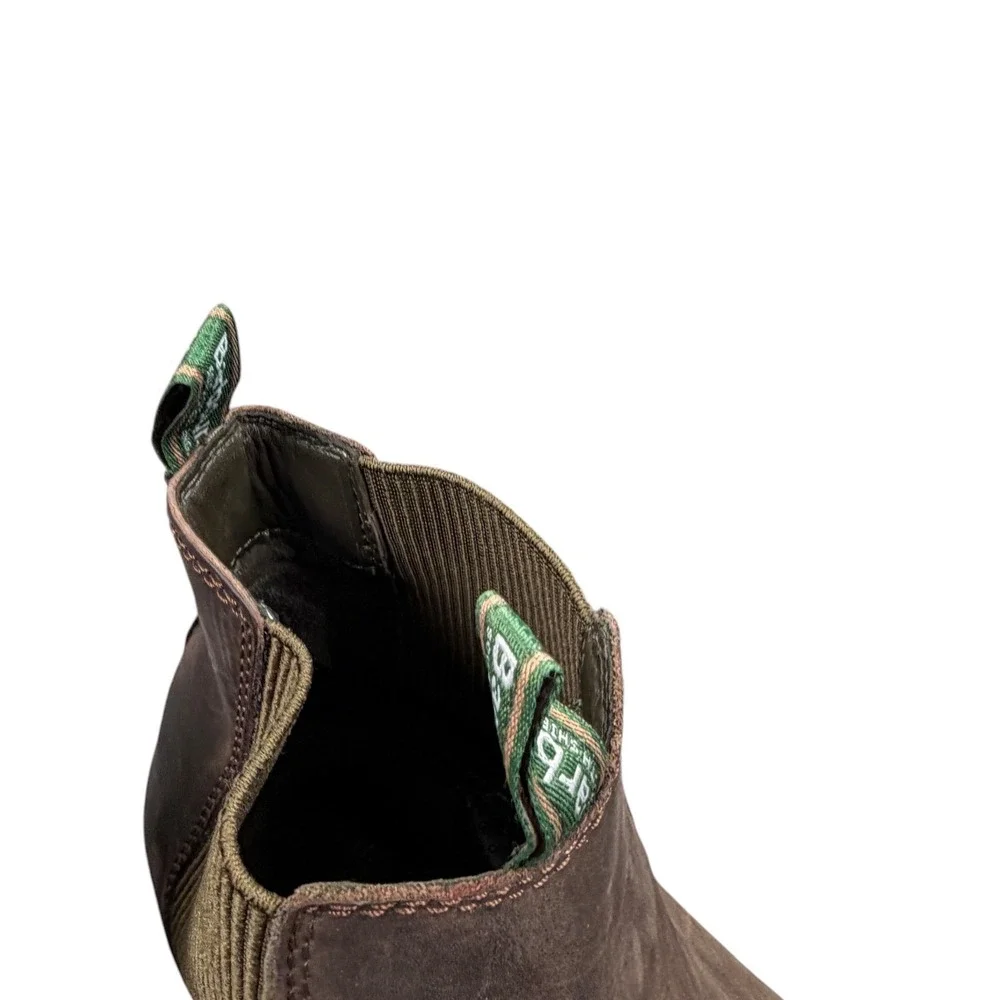 Barbour Farsley Brown Chelsea Boots Mens Size UK11 US12